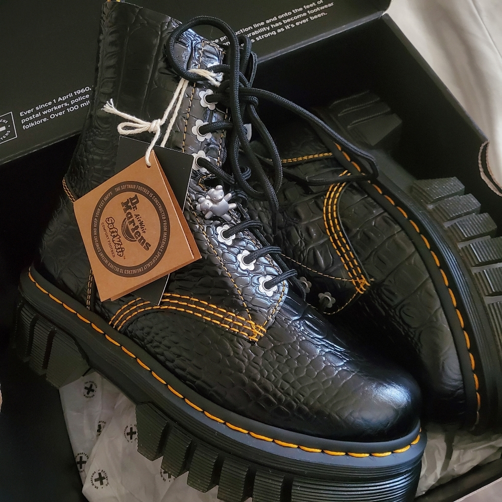 dr. martens x heaven by marc jacobs croc boots